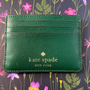 KATE SPADE NEW YORK card holder green